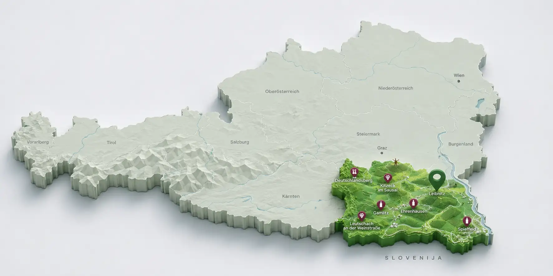 Steirer Mobil Bediengebiet – Südsteiermark, Österreich